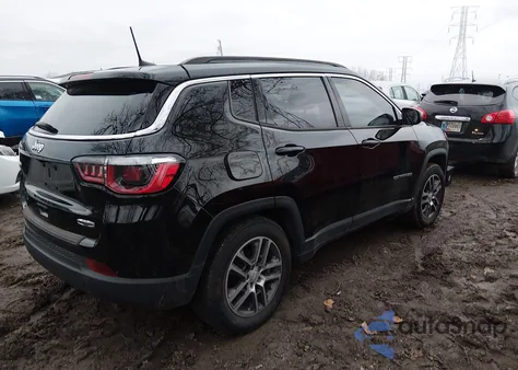 2018 Jeep Compass Latitude Fwd from USA, damaged, VIN 3C4NJCBB9JT108611